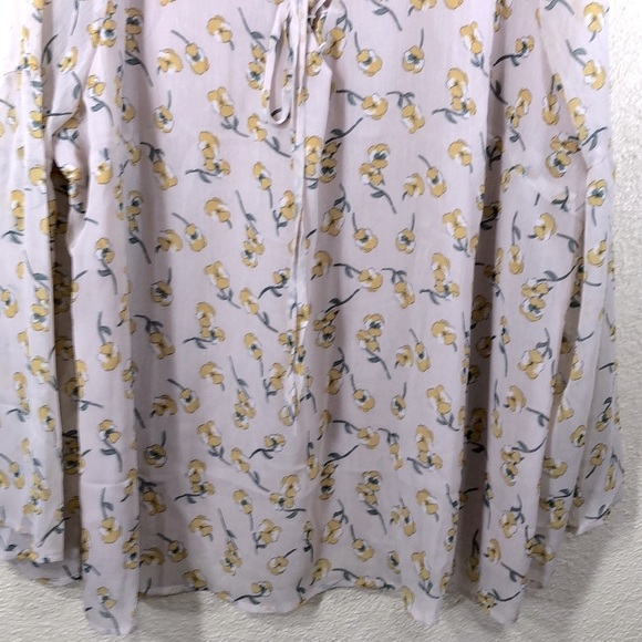 Verona Couture Top Blouse Sheer NWT 3X Floral Pullover Long Sleeve - Picture 2 of 8
